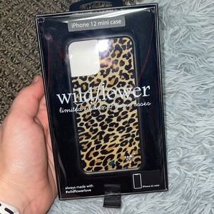 Wildflower iPhone 12 MINI cheetah print case